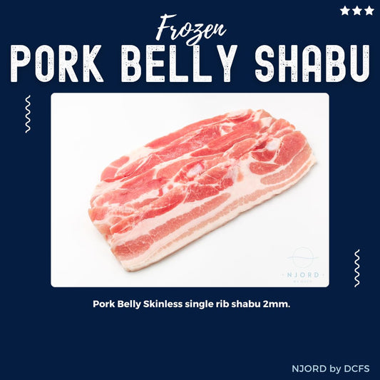 Pork Belly Skinless Shabu 300G