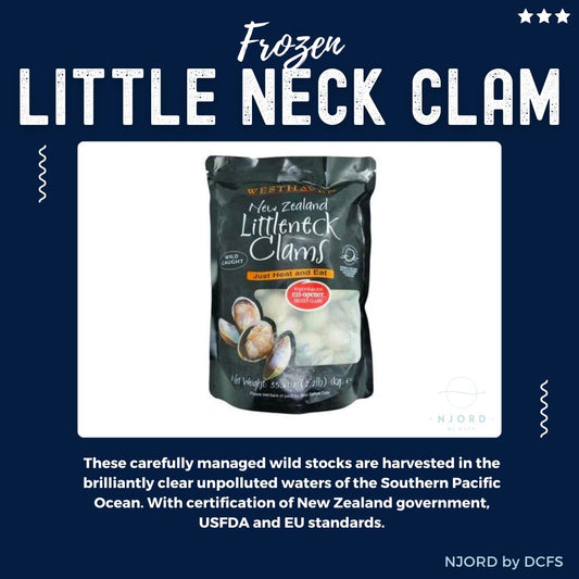 NZ Little Neck Clams 1KG