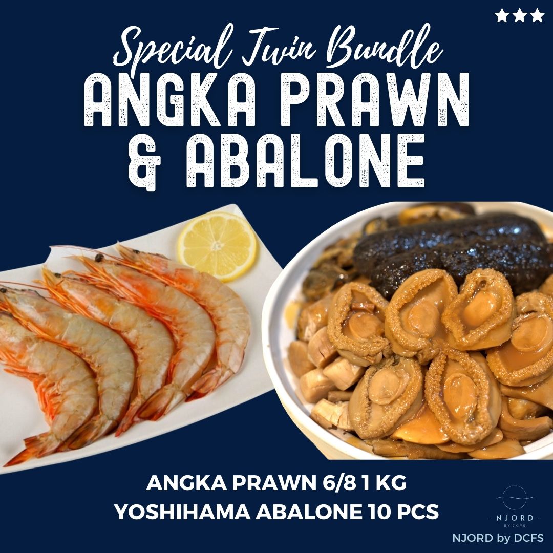 [TWIN BUNDLE] Angka Prawn & Double Ocean Yoshihama Abalone