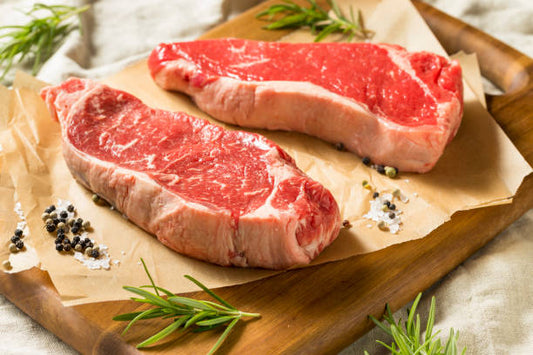 US Choice Striploin Angus Steak Cut 170g